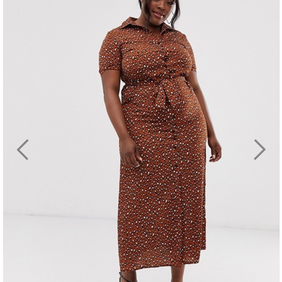 ASOS Curve Dresses & Skirts - NWT Asos button through maxi shirt dress